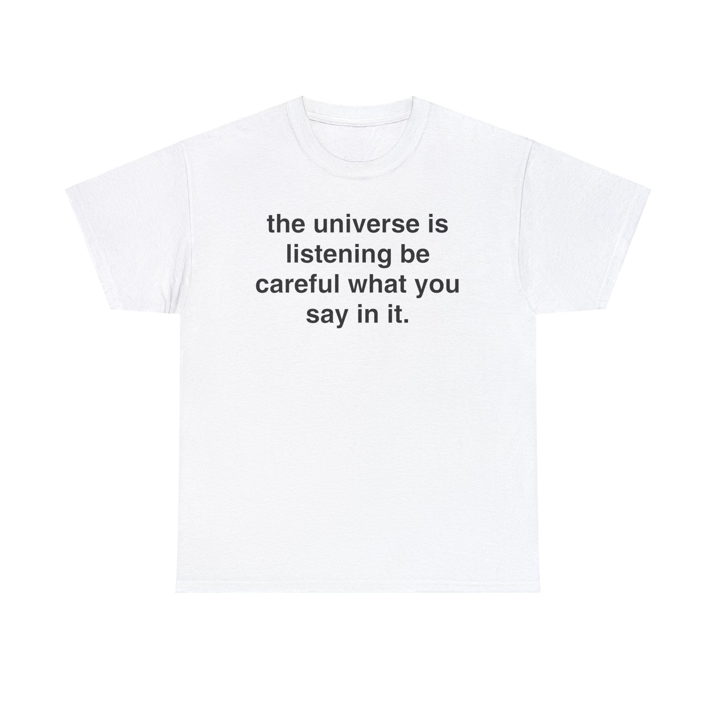 Slogan Listening Unisex Heavy Cotton Tee